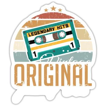 Die Legenden wurden im Januar 1988 geboren Geschen - Sticker Größe S (10 x 10 cm) - Mattweiß - Vorne