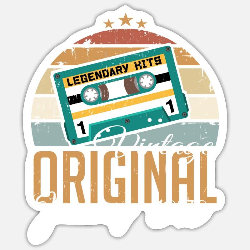Die Legenden wurden im Januar 1979 geboren Geschen - Sticker Größe S (10 x 10 cm) - Mattweiß