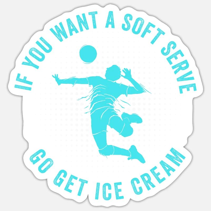 Wenn Sie eine Softportion wollen, besorgen Sie sich Eis Sticker Größe S (10 x 10 cm)