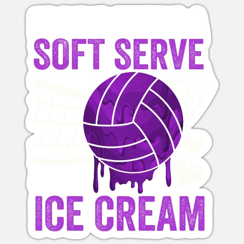 Wenn Sie eine Softportion wollen, besorgen Sie sich Eis Sticker Größe S (10 x 10 cm)