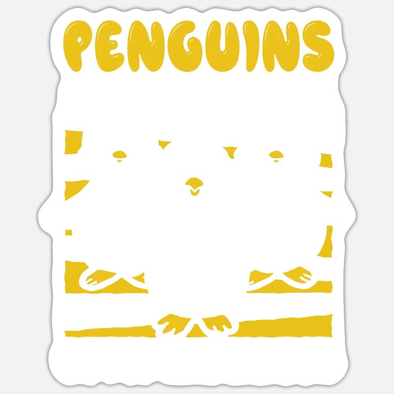 Les pingouins sont la source de mon bonheur Seabird Sticker taille S (10 x 10 cm)