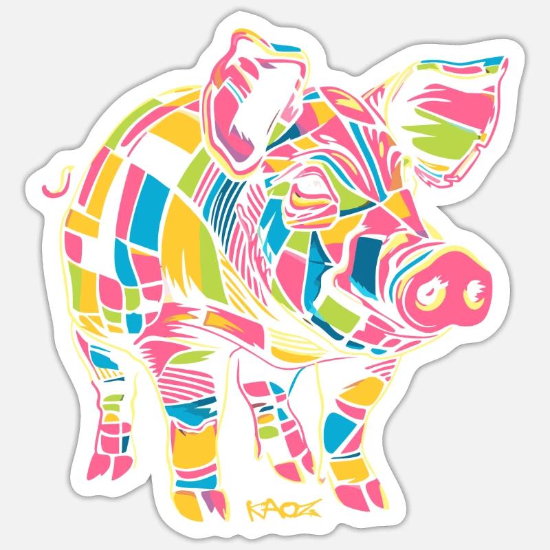 Sticker taille S (10 x 10 cm) - 