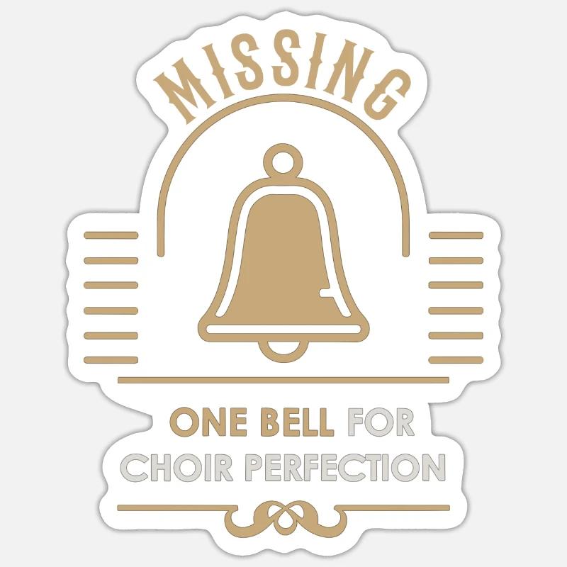 Ensemble for ringing - Sticker size S (10 x 10 cm) - white matte