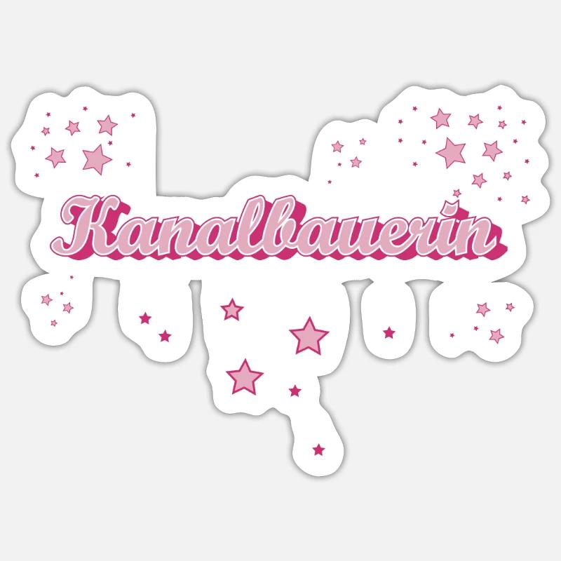 Civil Engineering Graduation Gift Canal Builder Sticker size S (10 x 10 cm)