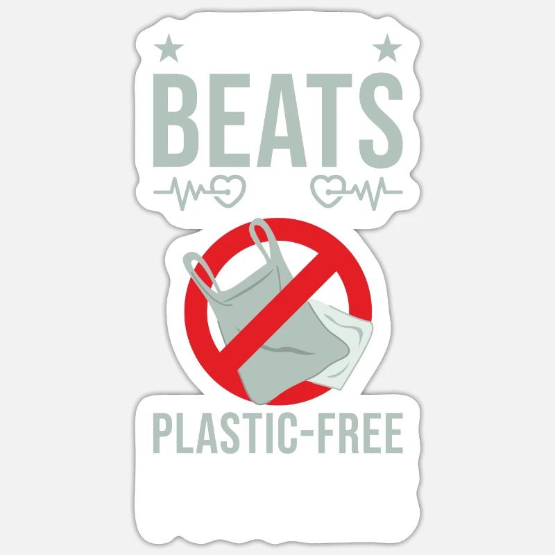 Environmental Activist Green Environment Plastic Sticker size S (10 x 10 cm)