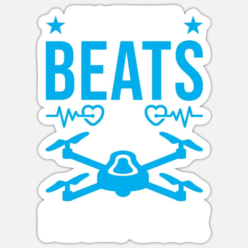 Drone Pilot Design Flight Mode Sticker size S (10 x 10 cm)