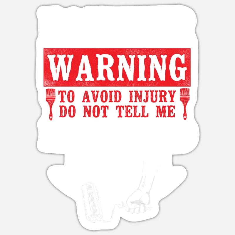 House Painter Decorator Painter Sticker size S (10 x 10 cm)