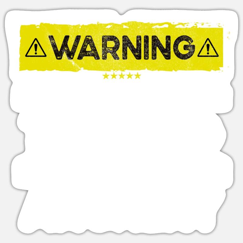Talking about Archery funny - Sticker size S (10 x 10 cm) - white matte