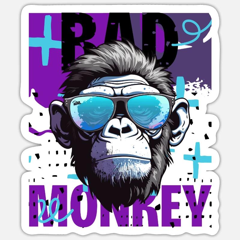 Playful Spirits The Monkey Magic Collection Sticker size S (10 x 10 cm)