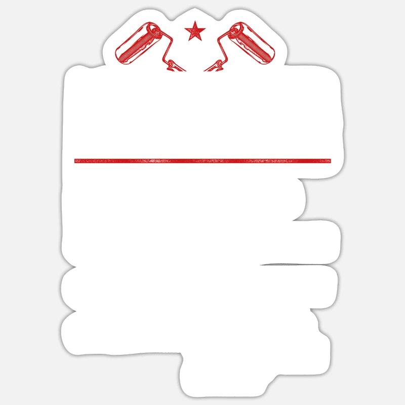 House Painter Decorator Hourly Sticker Größe S (10 x 10 cm)