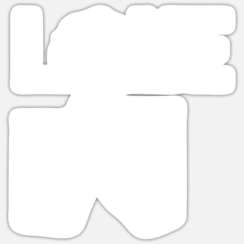 Techniques d’amour Exercice Main Lutte Bras Sticker taille S (10 x 10 cm)