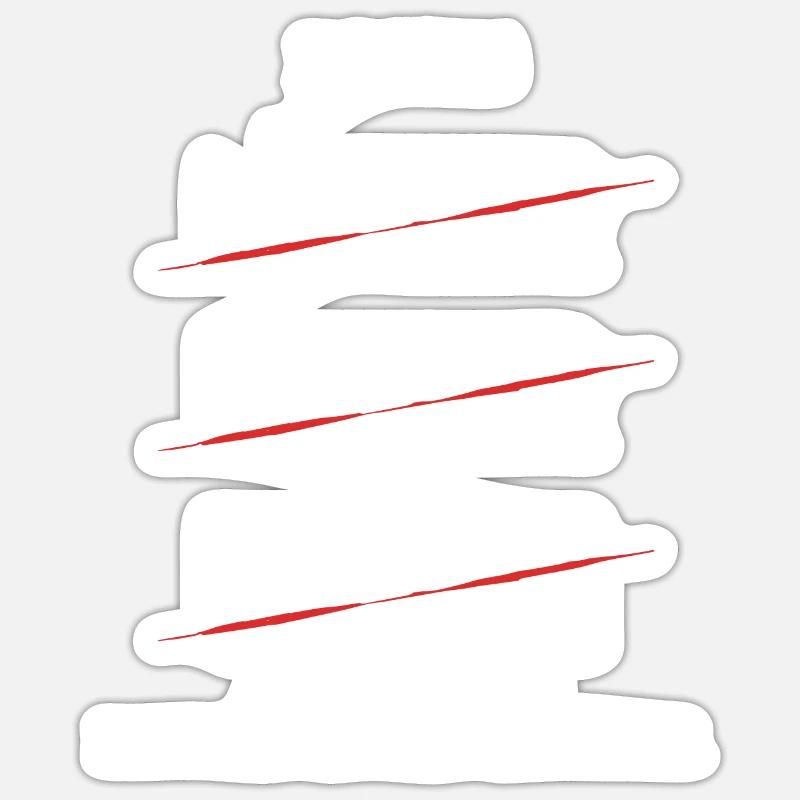 Ich Bin Lehrer Ich Arbeite In Einer Schule - Sticker Größe S (10 x 10 cm) - Mattweiß