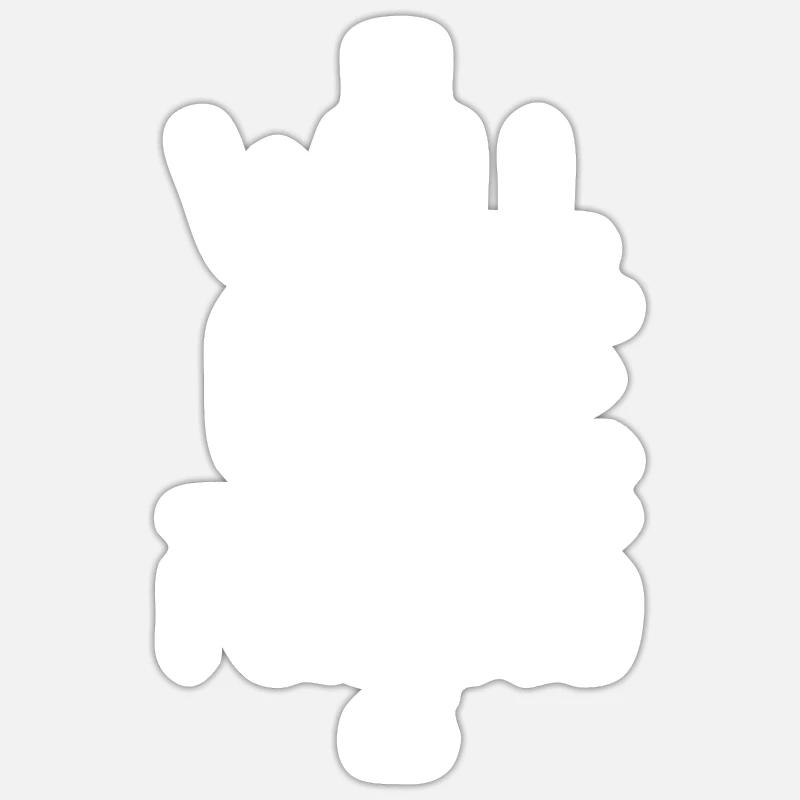 Will Code Pour Nourriture Drôle Programmeur - Sticker taille S (10 x 10 cm) - blanc mat