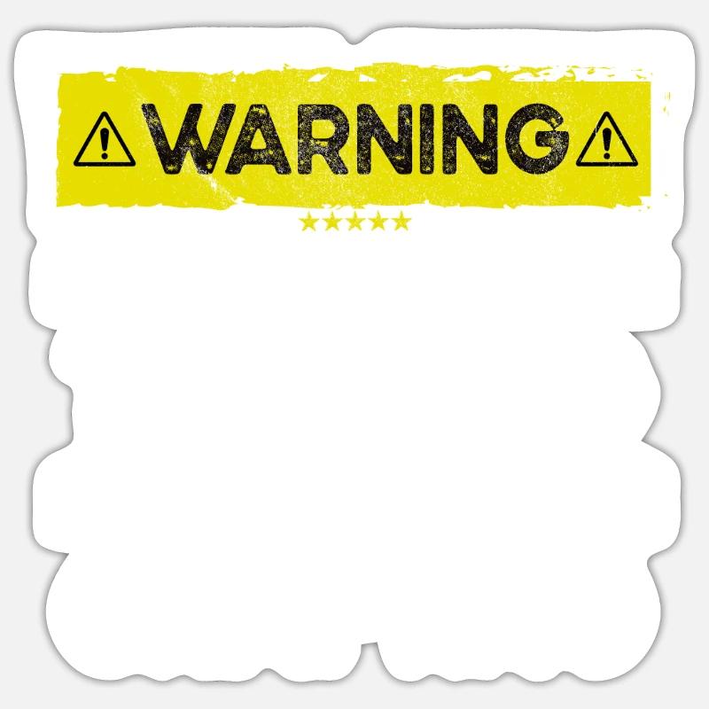 Talking about Crafting funny - Sticker Größe S (10 x 10 cm) - Mattweiß