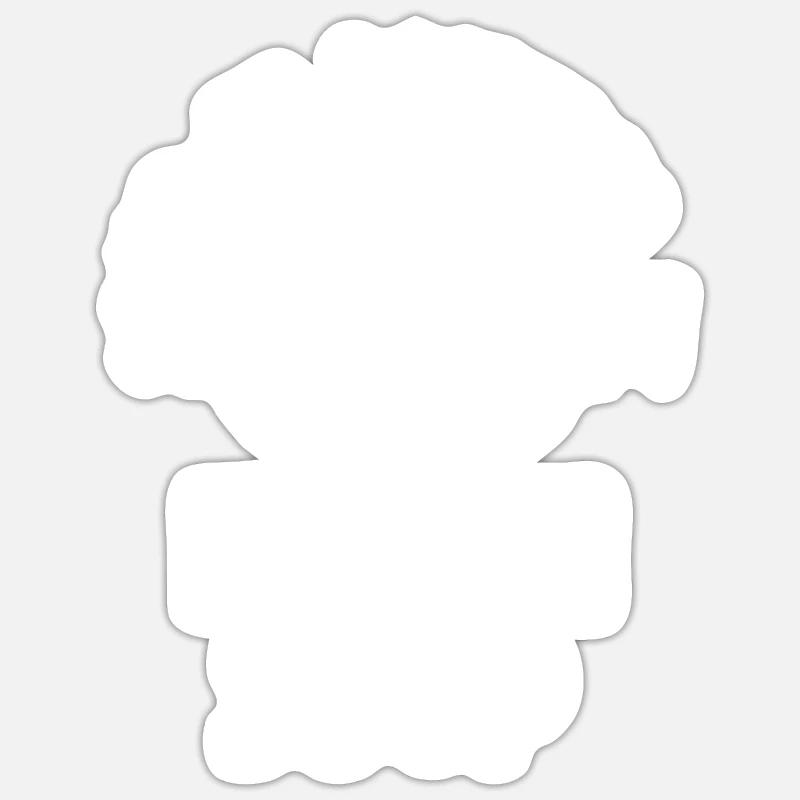 Bean Soup Pun - Sticker size S (10 x 10 cm) - white matte