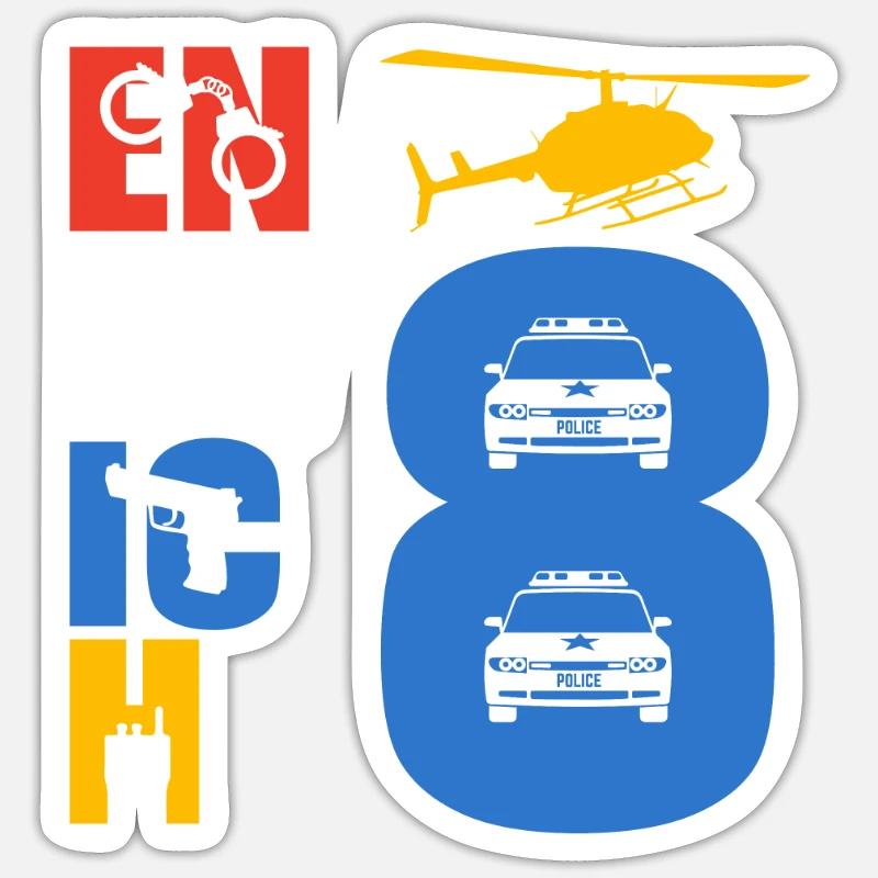 Sticker Größe S (10 x 10 cm) - 