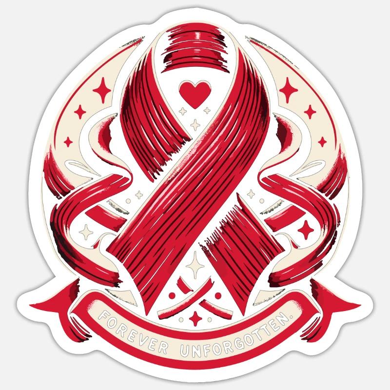 Stroke Survivor Stroke Awareness - Sticker size S (10 x 10 cm) - white matte