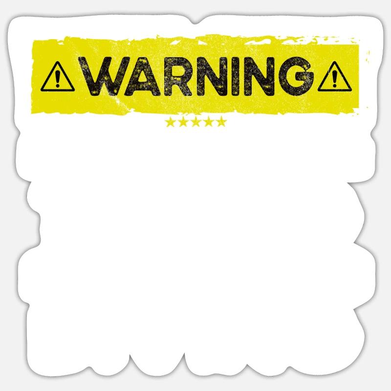 Talking about Diving funny - Sticker size S (10 x 10 cm) - white matte