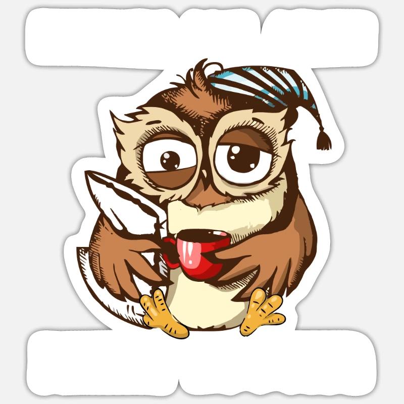 L’agitation n’est pas non plus une solution pour le café des oiseaux Sticker taille S (10 x 10 cm)