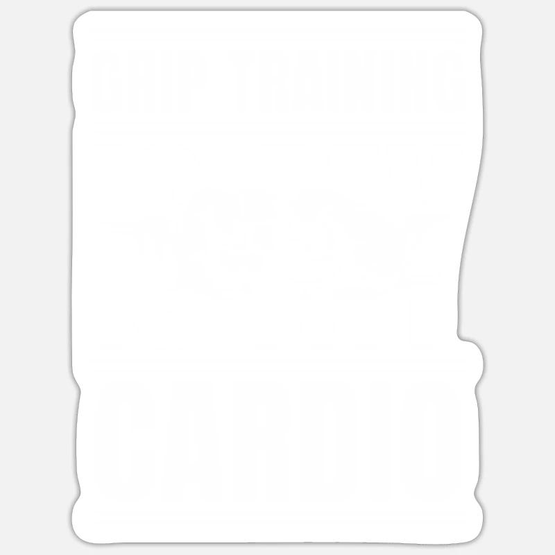 Training Is My Cardio Exercise Techniques Sticker Größe S (10 x 10 cm)