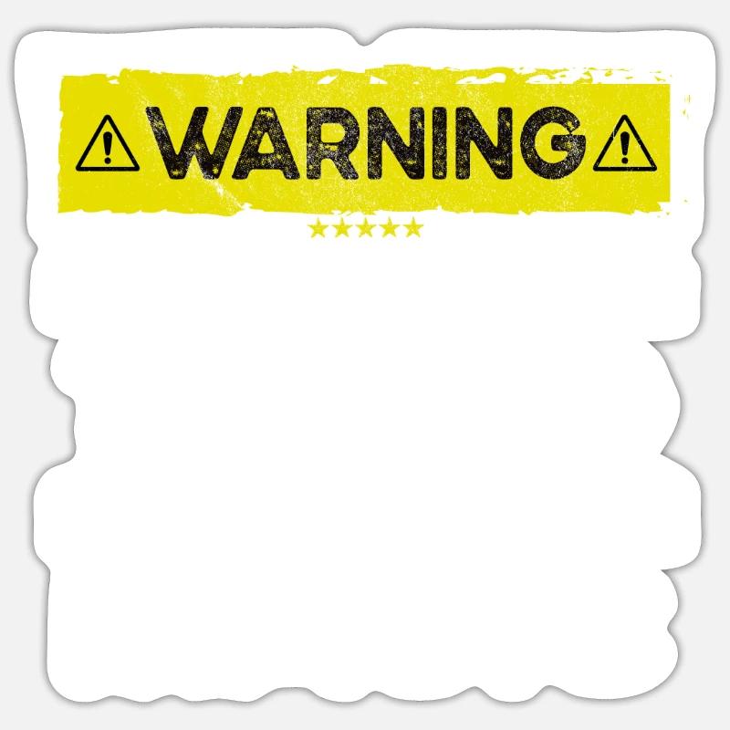 Talking about Magic funny - Sticker size S (10 x 10 cm) - white matte