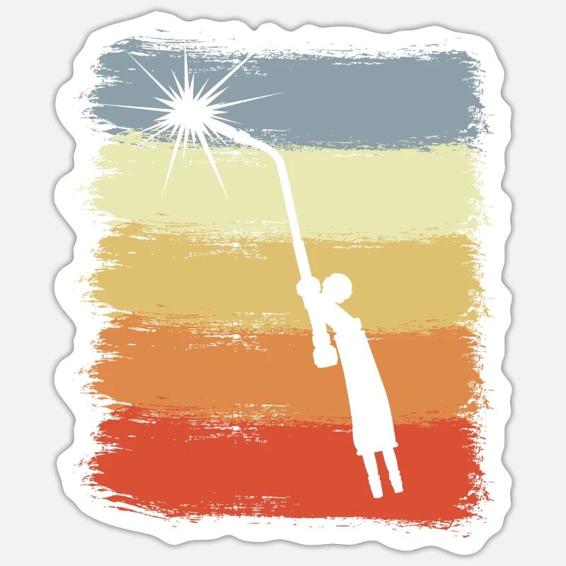 Soudure électronique - Sticker taille S (10 x 10 cm) - blanc mat