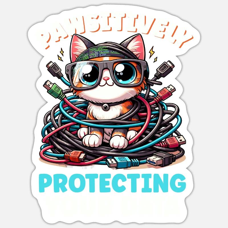 Ethical Hacking Analyst Ethical Cyber Security Sticker Größe S (10 x 10 cm)