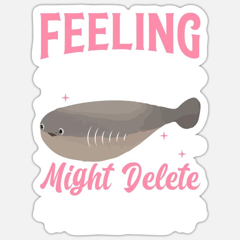 Sacabambaspis Fish Meme - Sticker size S (10 x 10 cm) - white matte