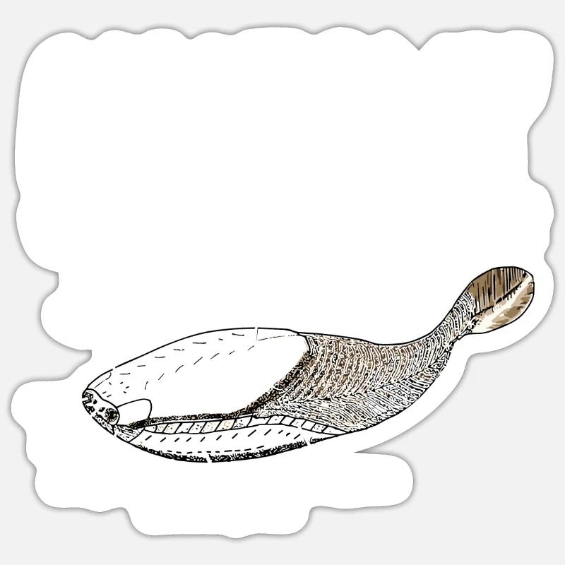 Poisson Meme Sticker taille S (10 x 10 cm)