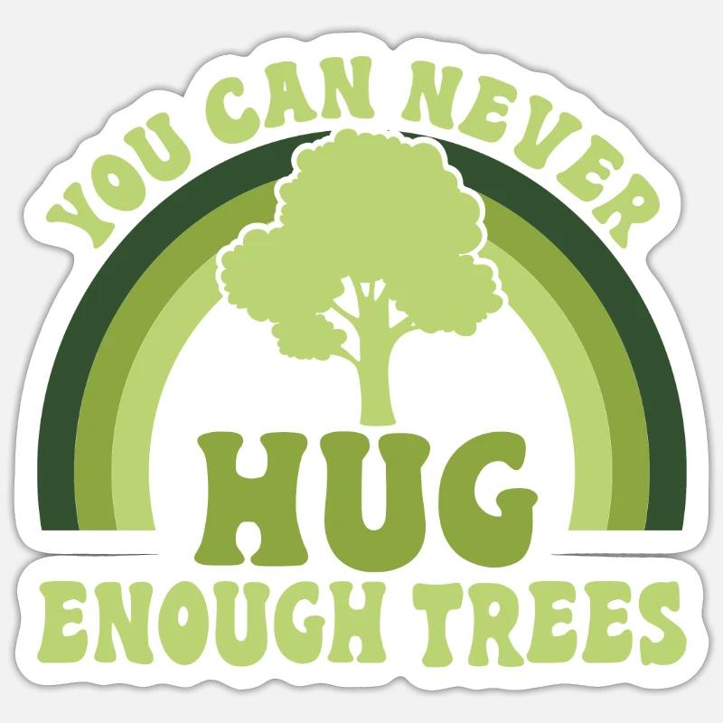 Tree conservationists and environmentalists Sticker size S (10 x 10 cm)