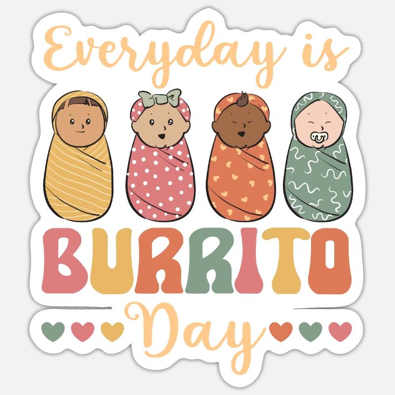 Infirmière Bébé Maternité Infirmière Sticker taille S (10 x 10 cm)