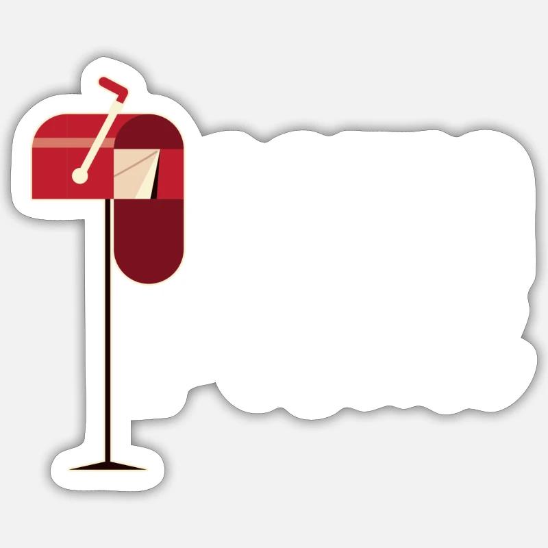 Going Funny Worker Postman Postman Sticker size S (10 x 10 cm)