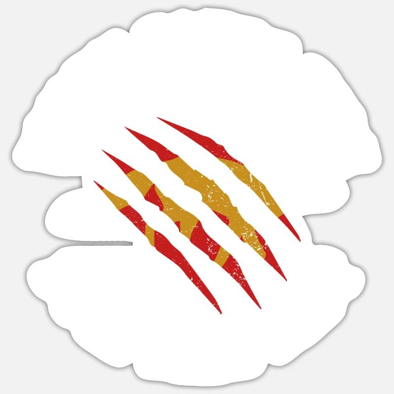 Fuchsjagd Geschenke Jagdhund Sticker Größe S (10 x 10 cm)