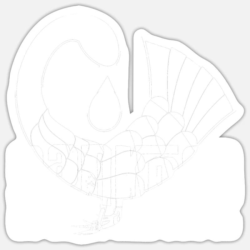 Sankofa Go Back And Get It Sticker size S (10 x 10 cm)