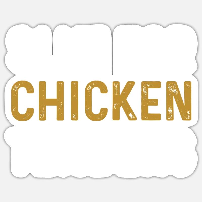 For Chicken Tenders Sticker size S (10 x 10 cm)