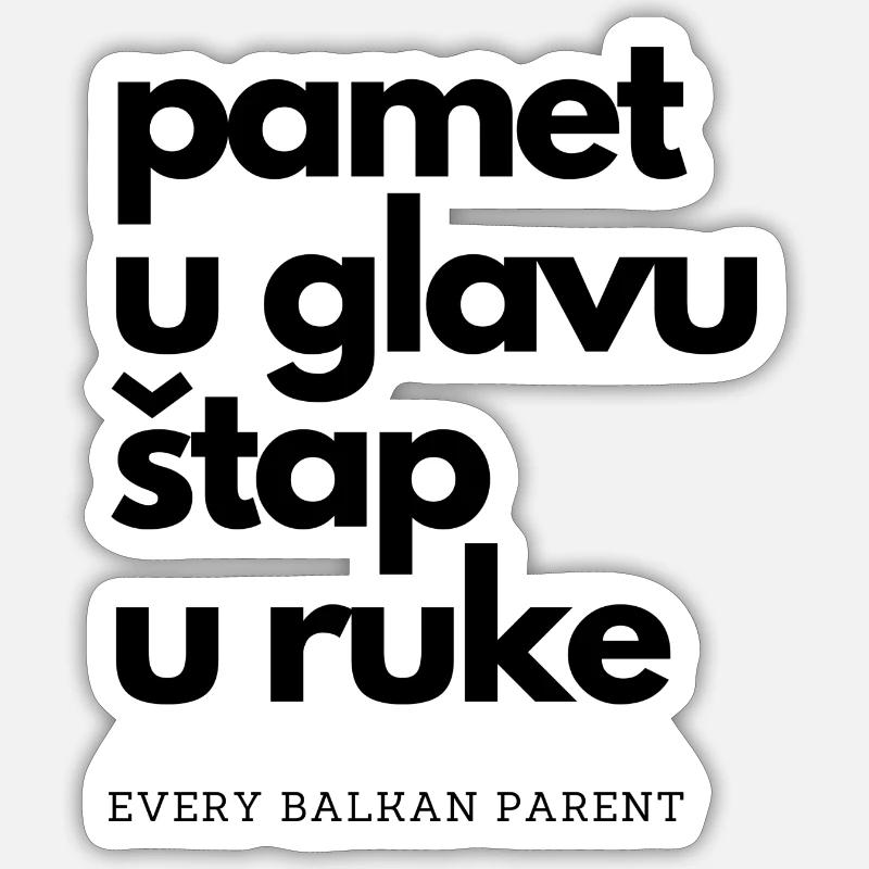 Sticker size S (10 x 10 cm) - 