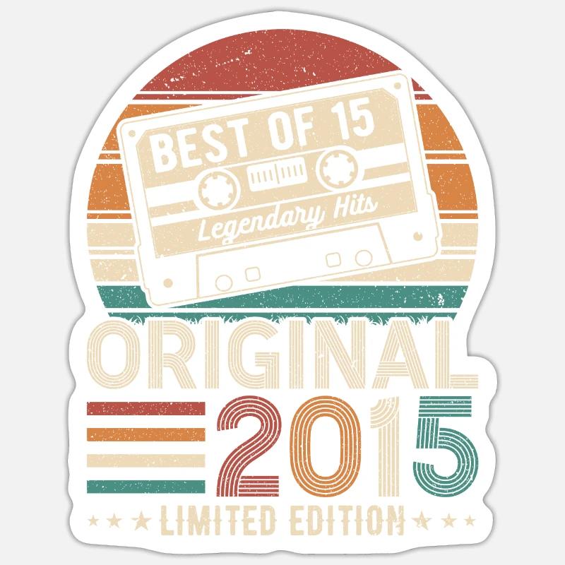 Himmelsgeschenk 2015 - Sticker Größe S (10 x 10 cm) - Mattweiß