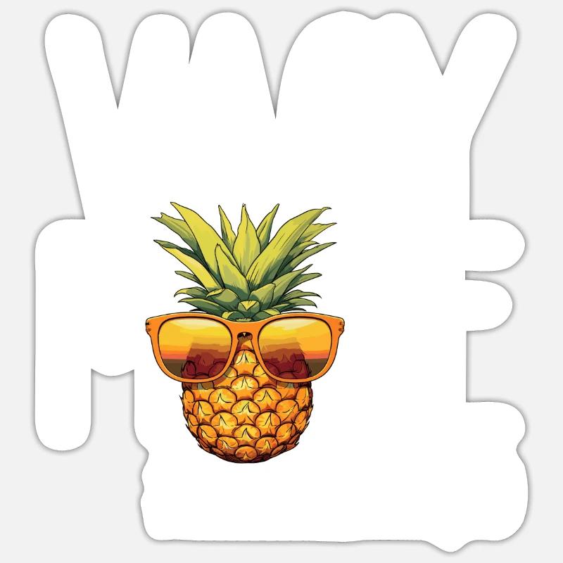 Cytotechnologue Vacances Mode Vacances - Sticker taille S (10 x 10 cm) - blanc mat