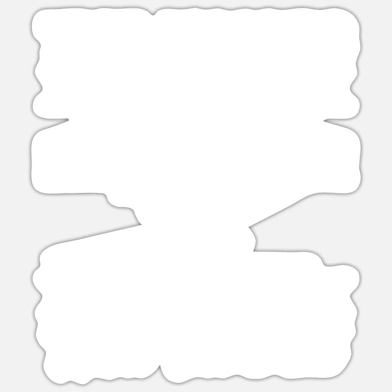 Glider - Sticker size S (10 x 10 cm) - white matte