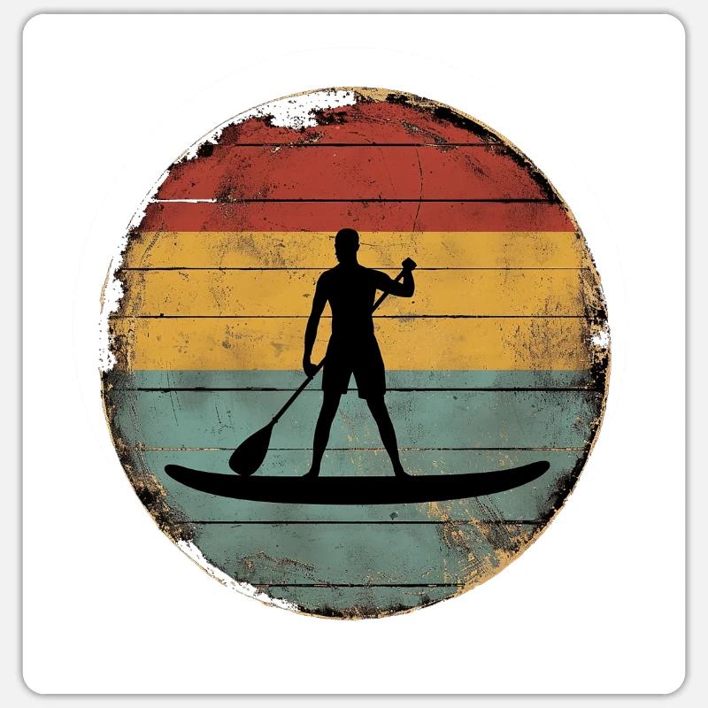 Standup Paddle Sticker Größe S (10 x 10 cm)
