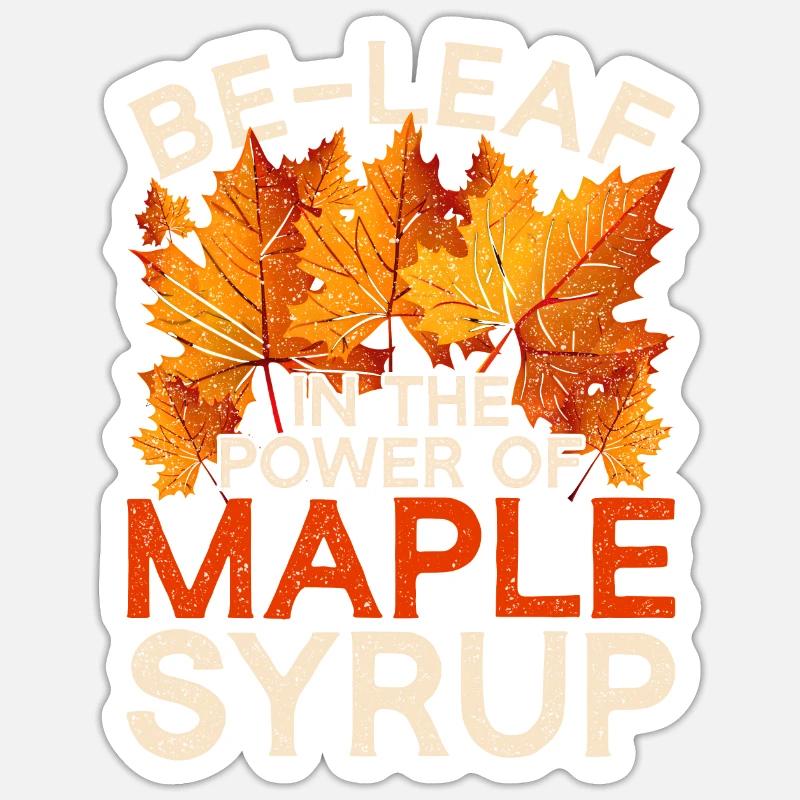 Maple Syrup Maple Sap Sticker size S (10 x 10 cm)