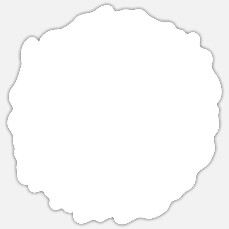 Baseball - Sticker size S (10 x 10 cm) - white matte