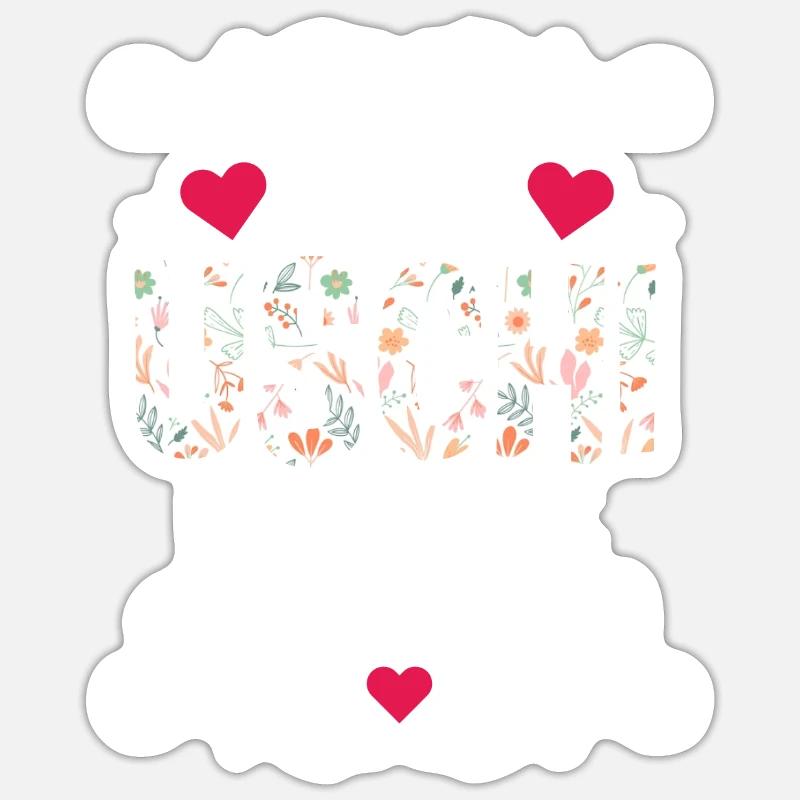 Uschi is already doing that Sticker size S (10 x 10 cm)