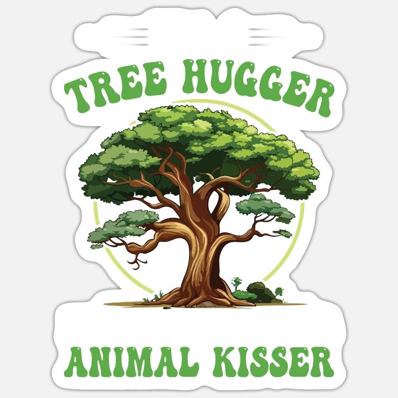 Écologiste - Sticker taille S (10 x 10 cm) - blanc mat