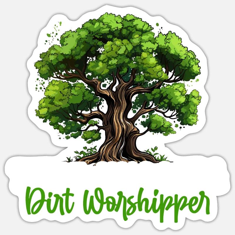 Tree conservationists and environmentalists Sticker size S (10 x 10 cm)