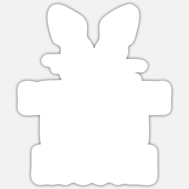 Costume de chat Carnaval Sticker taille S (10 x 10 cm)