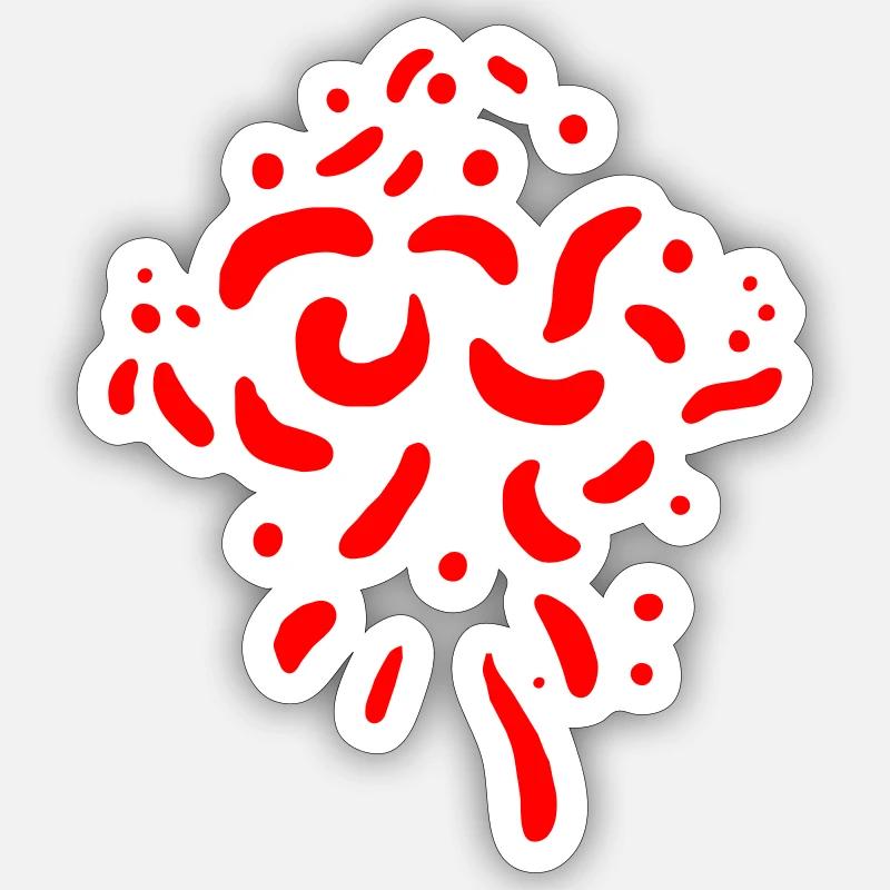 Pattern Flourishes VECTOR Sticker size S (10 x 10 cm)