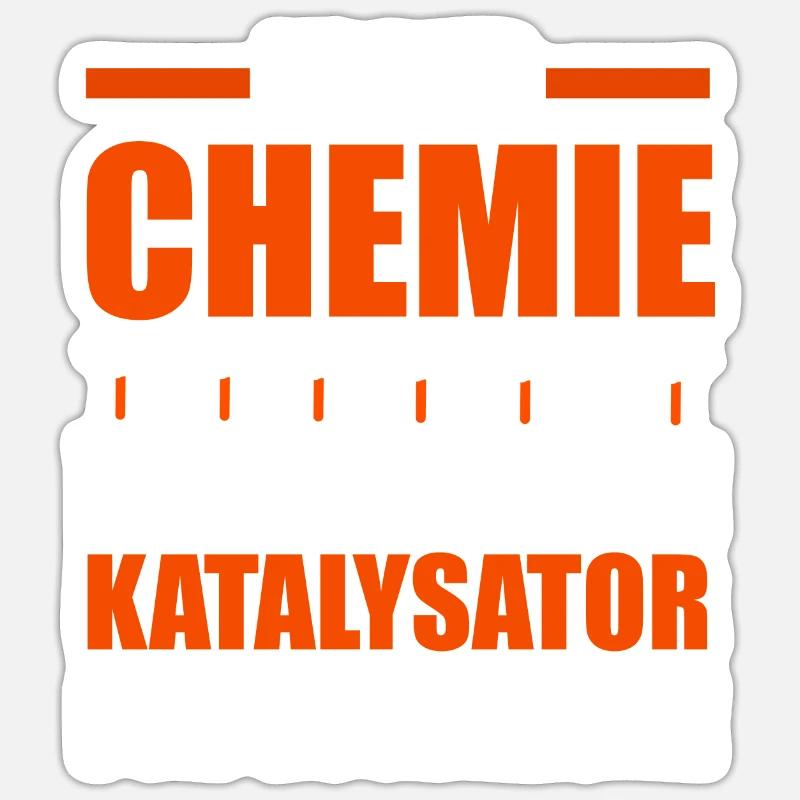 Chimiste Sciences Physique Chimie - Sticker taille S (10 x 10 cm) - blanc mat