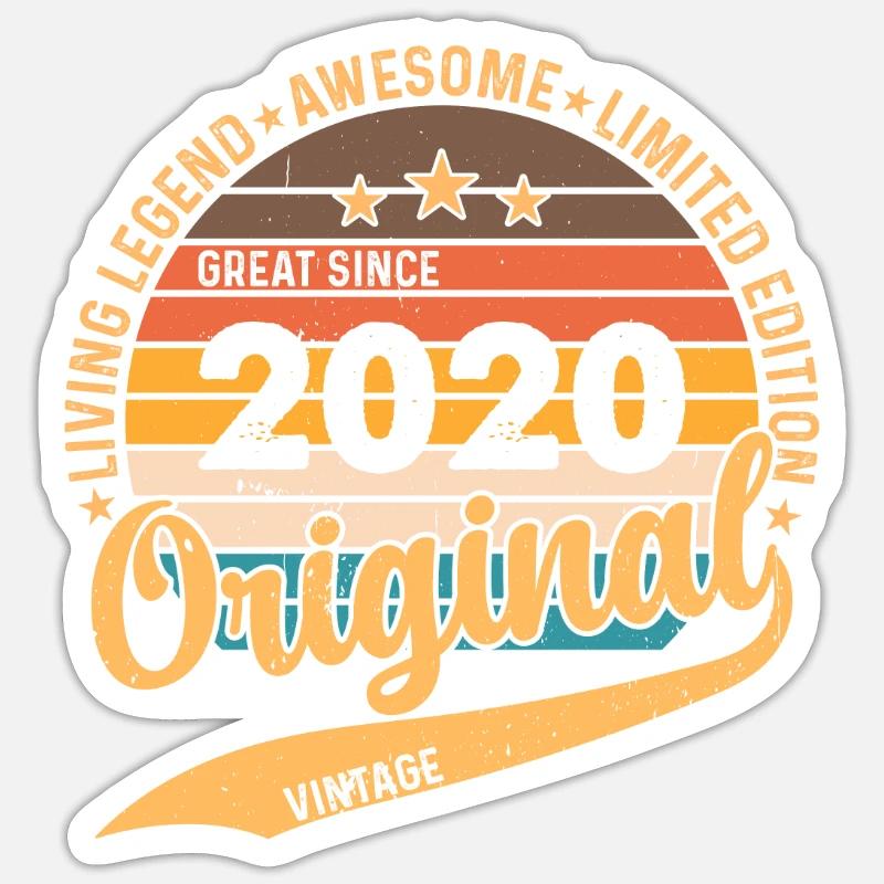 2020 - Sticker size S (10 x 10 cm) - white matte