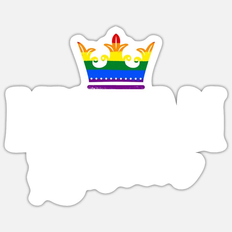 Cadeaux Lesbiens - Sticker taille S (10 x 10 cm) - blanc mat